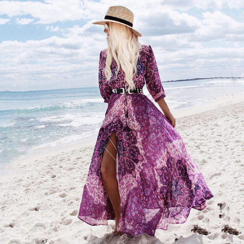 bohemian Dress for Women print Women Dresses ankle-length v-neck Summer Clothes for Women
bohemian Dress for Women print Women Dresses ankle-length v-neck Summer Clothes for Women