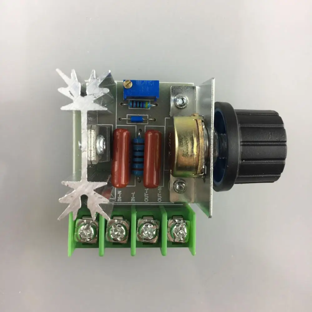 Thinary Electronic 2000W 220V SCR Electronic Voltage Regulator Module Speed Control Controller
Thinary Electronic 2000W 220V SCR Electronic Voltage Regulator Module Speed Control Controller