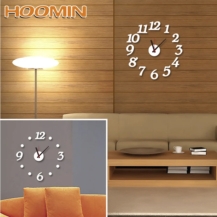 HOOMIN 3D Digital Home Decors For Home Living Room Creative Wall Clocks Self Adhesive
HOOMIN 3D Digital Home Decors For Home Living Room Creative Wall Clocks Self Adhesive