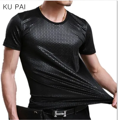 2018 new ice silk short-sleeved round neck solid color cotton large size mercerized cotton men's self-cultivation compassionate
2018 new ice silk short-sleeved round neck solid color cotton large size mercerized cotton men's self-cultivation compassionate