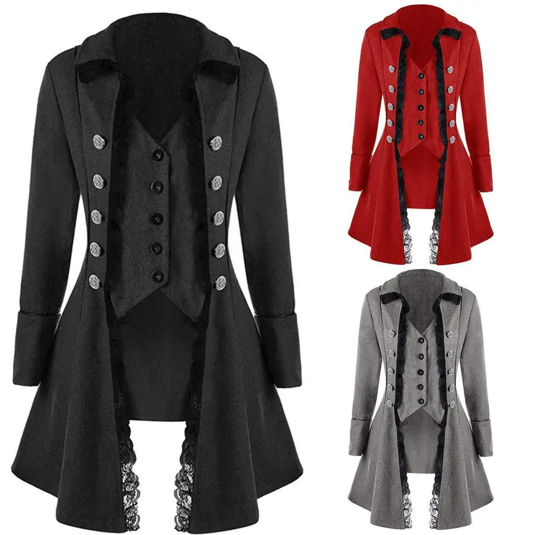 Women Retro Slim Jacket Medium Long Solid Color A-line Long Lace, Buttons Sleeve Irregular Top Casual, Office
Women Retro Slim Jacket Medium Long Solid Color A-line Long Lace, Buttons Sleeve Irregular Top Casual, Office