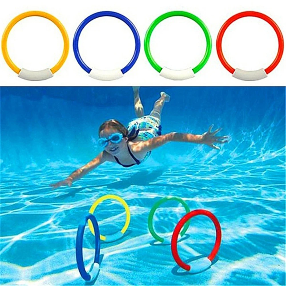 4 Pcs/Pack Child Kid Diving Ring Water Toys Underwater Swimming Pool Accessories Diving Buoys Loaded Throwing Toys Hot Sale
4 Pcs/Pack Child Kid Diving Ring Water Toys Underwater Swimming Pool Accessories Diving Buoys Loaded Throwing Toys Hot Sale