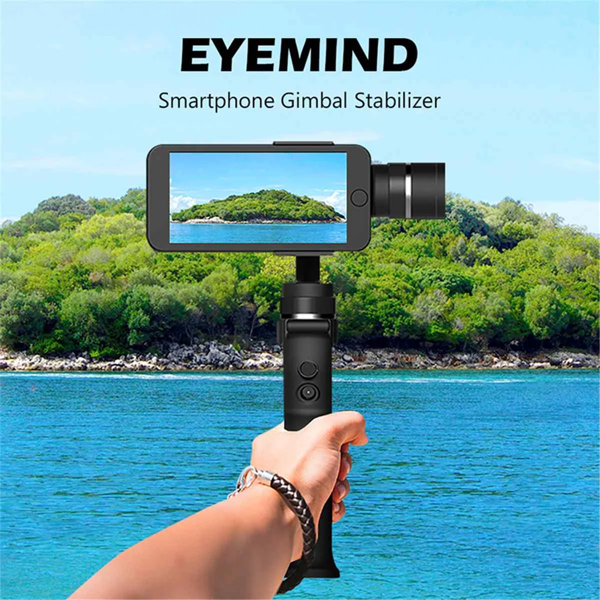 Eyemind 3-axis Gyro Bluetooth APP Control Intelligent Handheld Gimbal Stabilizer Gimbal for Iphone 8 Plus 8 7 Android Smartphone
Eyemind 3-axis Gyro Bluetooth APP Control Intelligent Handheld Gimbal Stabilizer Gimbal for Iphone 8 Plus 8 7 Android Smartphone