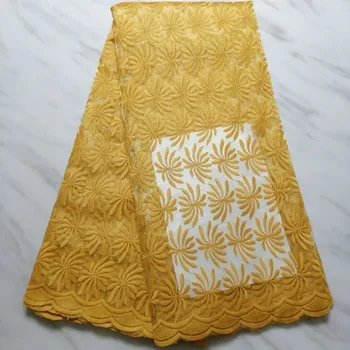 Hot French Tulle Embroidered Mesh Lace Fabric African Lace Fabric High Quality Net Guipure Lace 5 Yards For Party And Wedding 
Hot French Tulle Embroidered Mesh Lace Fabric African Lace Fabric High Quality Net Guipure Lace 5 Yards For Party And Wedding