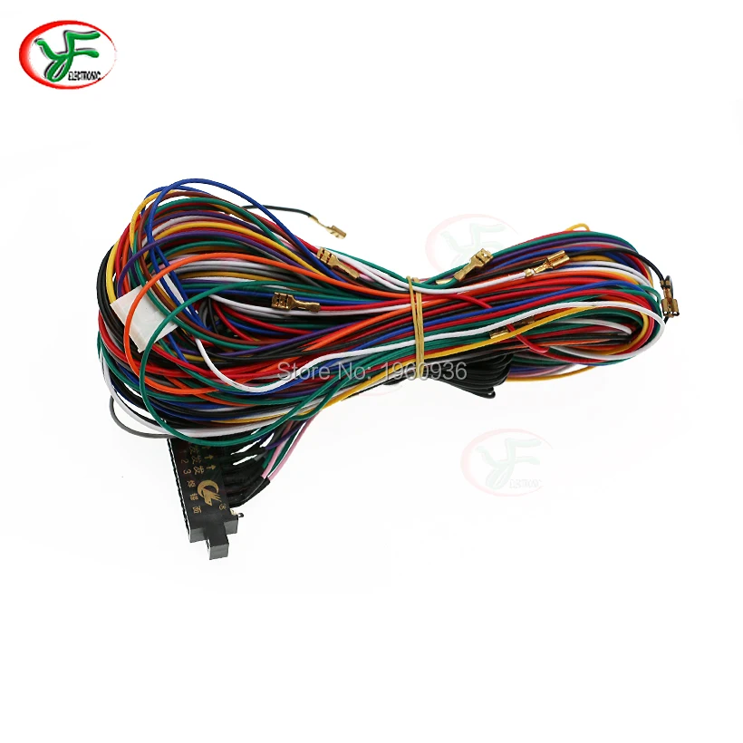 Jamma wire harness 28 pin jamma loom zippy Joystick happ style button connector for arcade cabinet accessories games 60 in 1
Jamma wire harness 28 pin jamma loom zippy Joystick happ style button connector for arcade cabinet accessories games 60 in 1