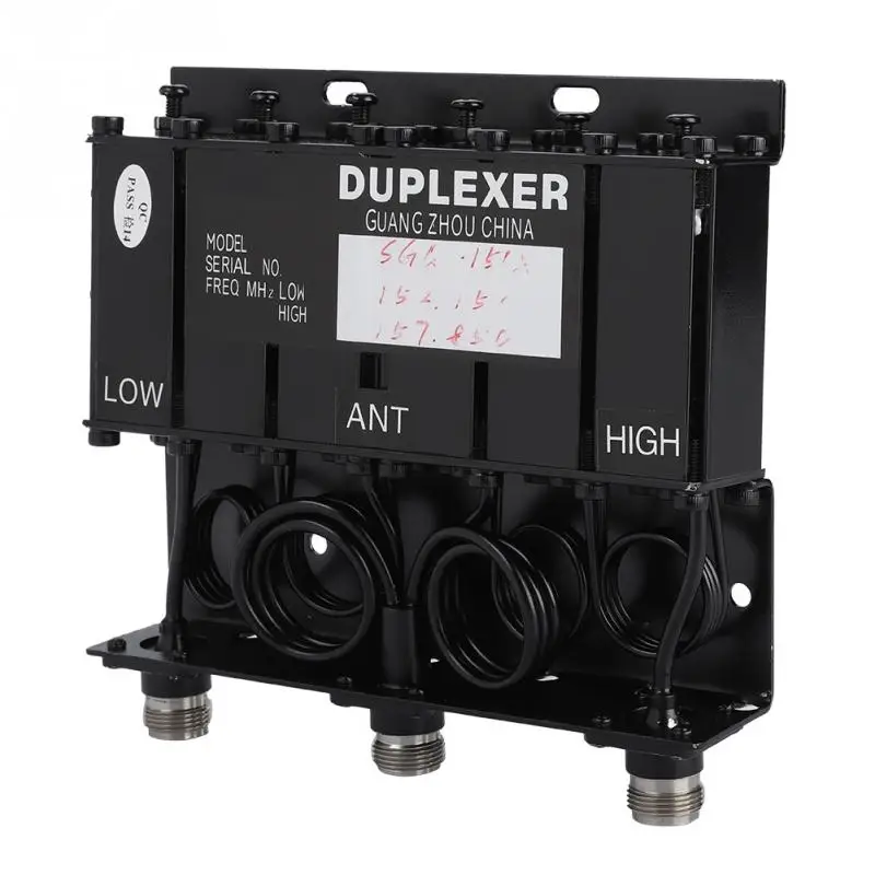 10W 6 Cavity Duplexer VHF Duplexer TX:152.150 RX:157.850 N Connector high quality HOT 
10W 6 Cavity Duplexer VHF Duplexer TX:152.150 RX:157.850 N Connector high quality HOT