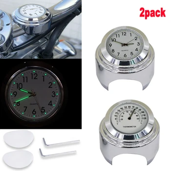 2pcs/set 22-25mm Motorcycle Handlebar Dial Clock and Thermometer for Yamaha Kawasaki Honda Suzuki
2pcs/set 22-25mm Motorcycle Handlebar Dial Clock and Thermometer for Yamaha Kawasaki Honda Suzuki