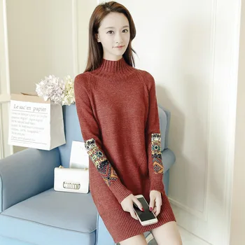 Woman Clothing Autumn And Winter Casual Thickening Knitting Upper Garment Sweater
Woman Clothing Autumn And Winter Casual Thickening Knitting Upper Garment Sweater