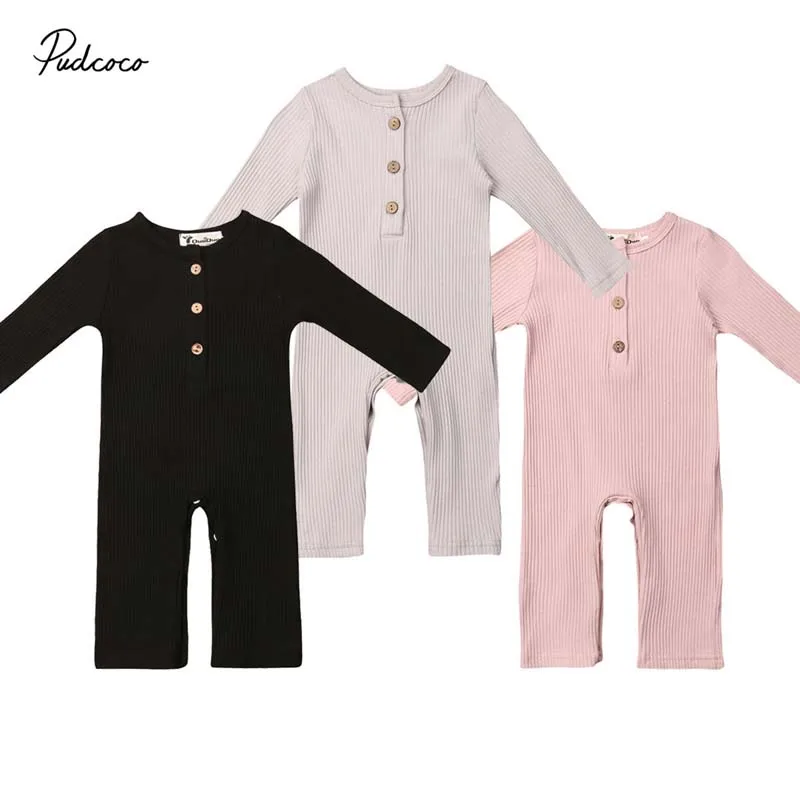 2019 Brand Knit Romper Newborn Baby Boy Girl Clothes Winter Spring Autumn Warm Solid Botton Long Jumpsuit Cotton Clothes Outfits
2019 Brand Knit Romper Newborn Baby Boy Girl Clothes Winter Spring Autumn Warm Solid Botton Long Jumpsuit Cotton Clothes Outfits