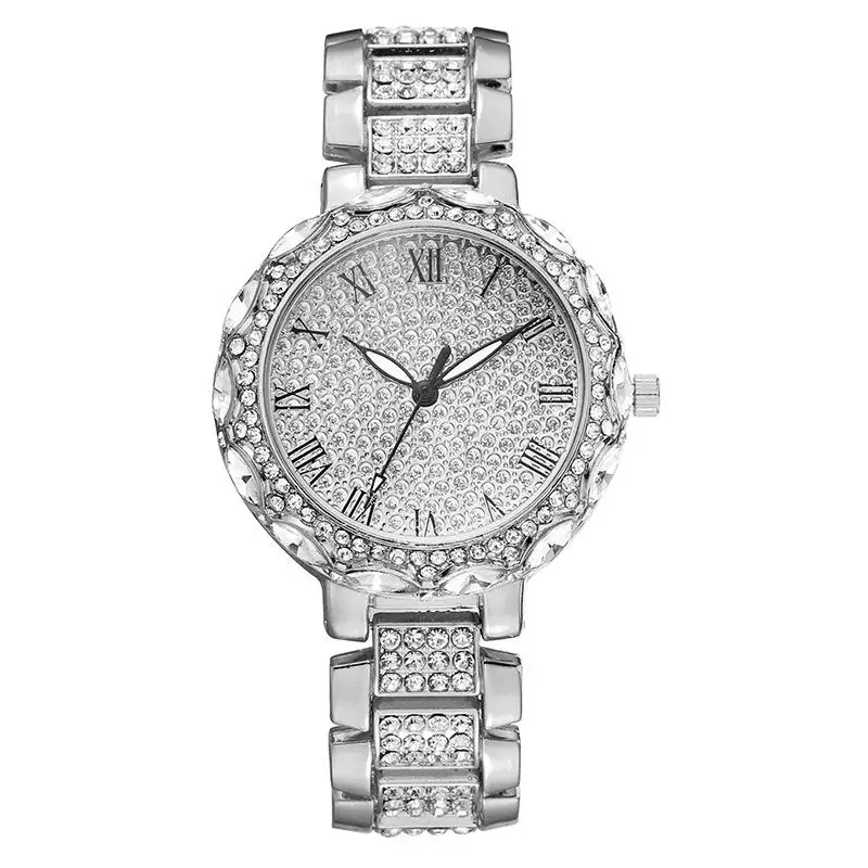 New Arrival Women Diamond Watch Bling Stainless Steel Analog Quartz Wristwatch Ladies Roman Number Watches Luxury Montre Femme
New Arrival Women Diamond Watch Bling Stainless Steel Analog Quartz Wristwatch Ladies Roman Number Watches Luxury Montre Femme