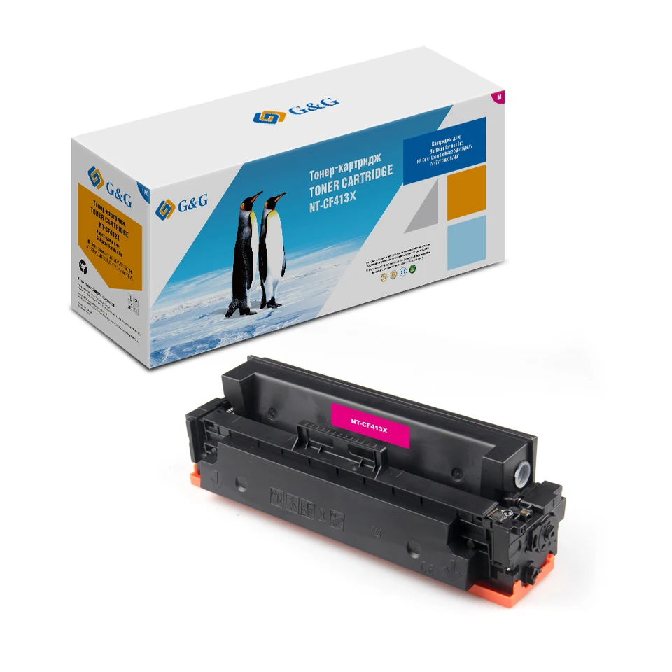 Тонер-картридж G&G NT-CF413X для HP LaserJet ColorM452 dn/dw/nw M477 fdn/fdw/fnw (5000стр)
Тонер-картридж G&G NT-CF413X для HP LaserJet ColorM452 dn/dw/nw M477 fdn/fdw/fnw (5000стр)