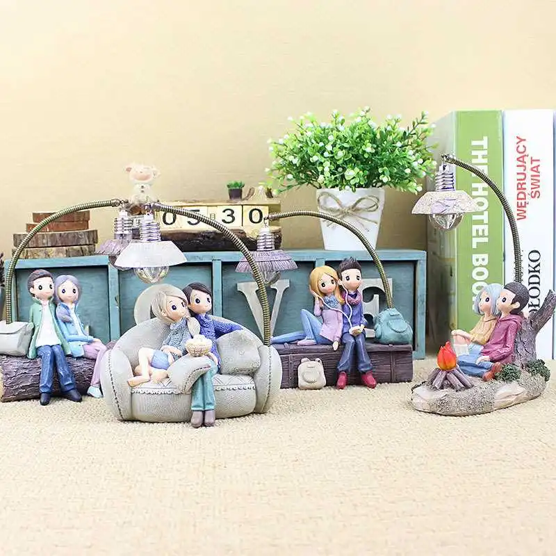 Resin Crafts Ornament Couple Night Light Decoration Ideal Christmas Birthday New Year Gift For Valentine's Day New Arrival
Resin Crafts Ornament Couple Night Light Decoration Ideal Christmas Birthday New Year Gift For Valentine's Day New Arrival