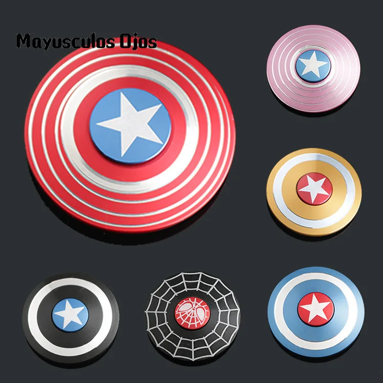 ZH 1PC Captain America Shield Iron Man Fingertip Gyroscope Finger Spiral Adult Decompression Toy Fidget Top Spinner
ZH 1PC Captain America Shield Iron Man Fingertip Gyroscope Finger Spiral Adult Decompression Toy Fidget Top Spinner