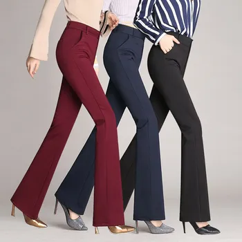 Plus Size 4XL New Flare Pants Female High Waist Work Wear Boot Cut Pant Elasticity Trousers
Plus Size 4XL New Flare Pants Female High Waist Work Wear Boot Cut Pant Elasticity Trousers