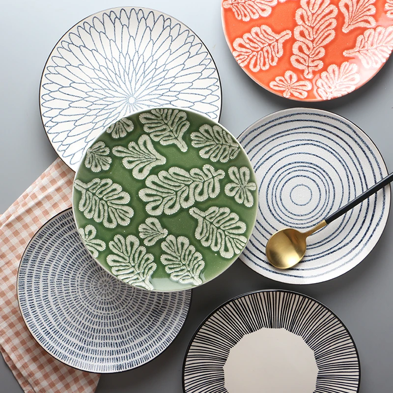 Plate Household Japanese Round Dish Hotel Personality Western-style Food Steak Ceramics Disc Fruits Breakfast Disc Tableware
Plate Household Japanese Round Dish Hotel Personality Western-style Food Steak Ceramics Disc Fruits Breakfast Disc Tableware