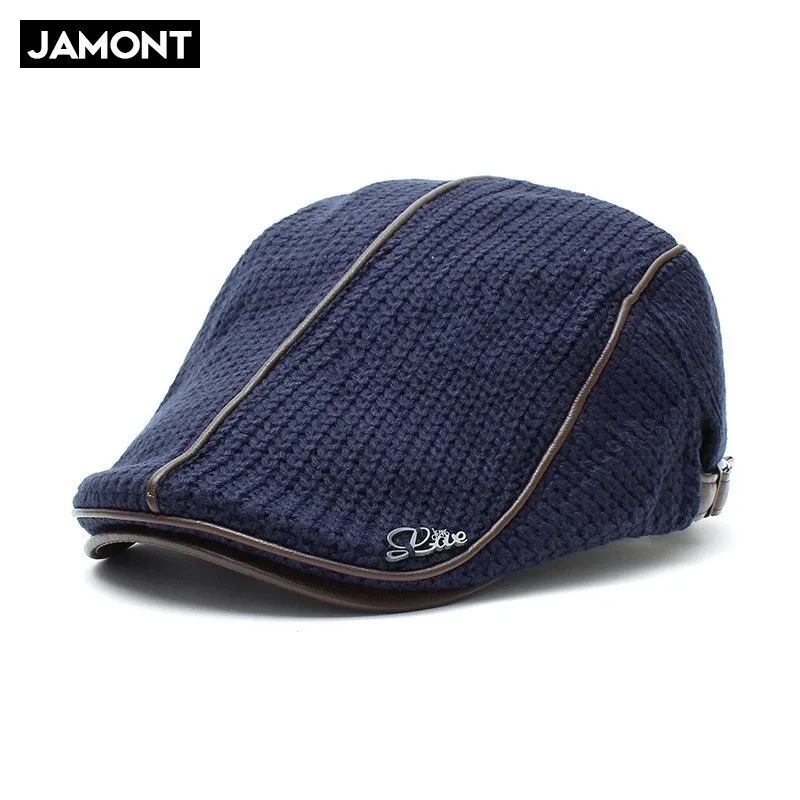 Jamont High Quality English Style Winter Woolen Elderly Men Cap Thick Warm Beret Hat Classic Design Vintage Visor Cap Snapback
Jamont High Quality English Style Winter Woolen Elderly Men Cap Thick Warm Beret Hat Classic Design Vintage Visor Cap Snapback