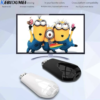 KEBIDUMEI Wireless K4 TV Stick WiFi Display Dongle Adapter Support 1080P HD for Mirascreen Miracast Airplay DLNA For Android IOS
KEBIDUMEI Wireless K4 TV Stick WiFi Display Dongle Adapter Support 1080P HD for Mirascreen Miracast Airplay DLNA For Android IOS