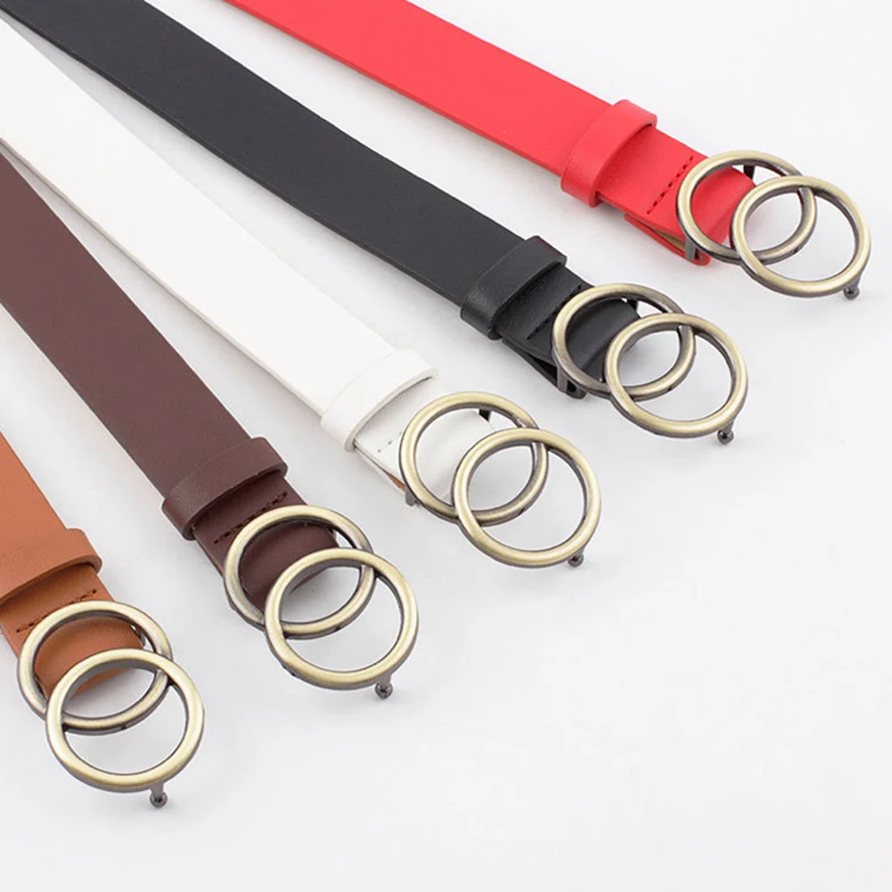 women's Belts double buckle gold circle simple design jeans chain belly leather belt dress knot round buckles strap belt girl
women's Belts double buckle gold circle simple design jeans chain belly leather belt dress knot round buckles strap belt girl