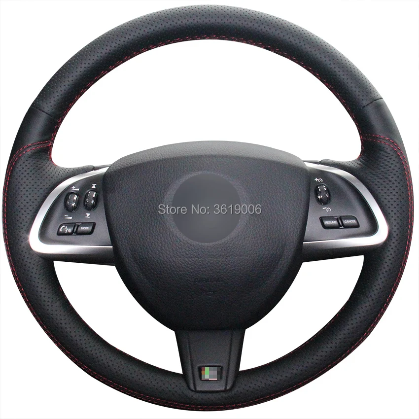 DIY Steering Wheel Cover Wrap Black Leather Hand Sewing For Jaguar XF XF S XF Sportbrake 2014 2015
DIY Steering Wheel Cover Wrap Black Leather Hand Sewing For Jaguar XF XF S XF Sportbrake 2014 2015