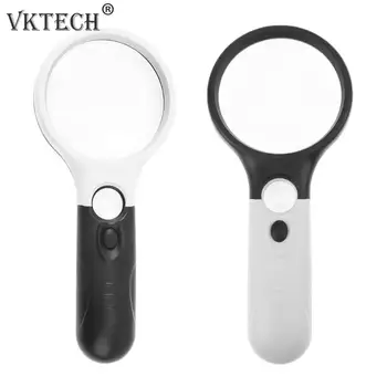 2.5X 45X Handheld Magnifying Glass Microscope Jewelry Loupe Magnifier for Reading Jewelry Repair Tool Glass Lens
2.5X 45X Handheld Magnifying Glass Microscope Jewelry Loupe Magnifier for Reading Jewelry Repair Tool Glass Lens
