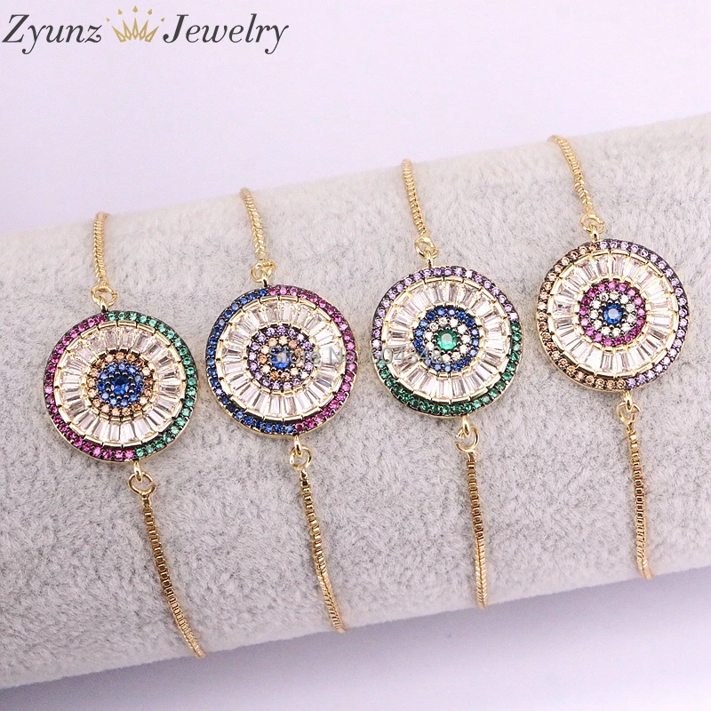 5PCS, NEW Fashion Mix color Eye Charm Bracelet with Multicolor Crystal CZ Adjustable Chain Bracelet
5PCS, NEW Fashion Mix color Eye Charm Bracelet with Multicolor Crystal CZ Adjustable Chain Bracelet