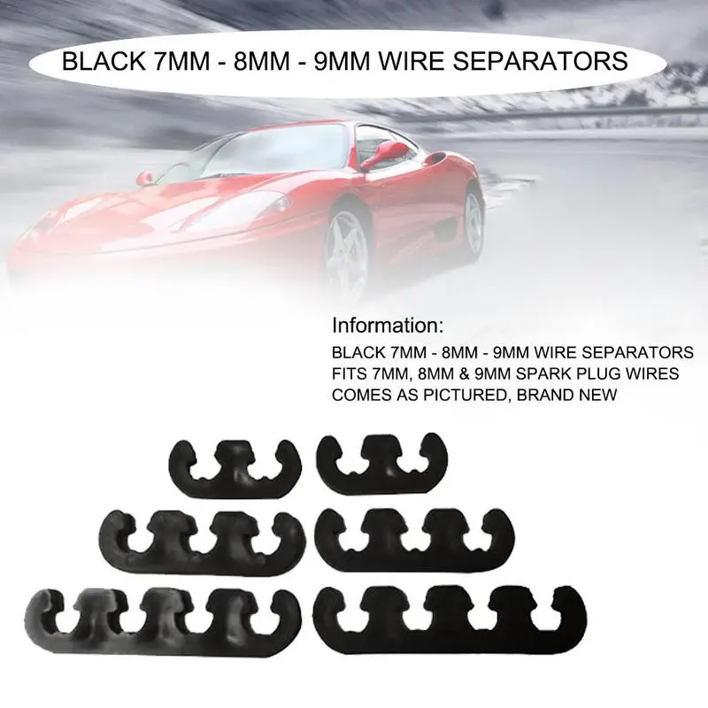 Hot 6PCS Universal 7mm To 9mm Spark Plug Wire Separator Spark Plug Wires Separators Separator Divider Kit For Chevrolet Ford
Hot 6PCS Universal 7mm To 9mm Spark Plug Wire Separator Spark Plug Wires Separators Separator Divider Kit For Chevrolet Ford