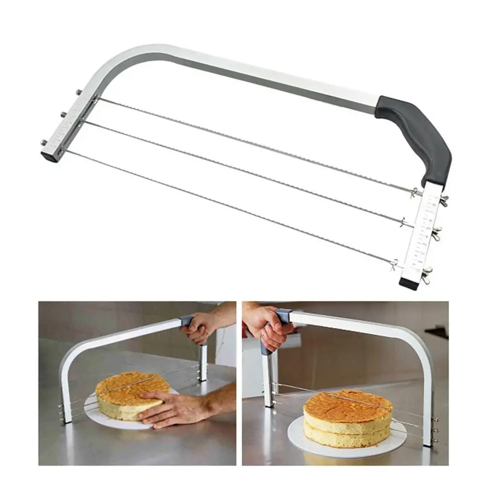 Adjustable Large 3 Blades Cake Cutter Interlayer Cake Slicer DIY Household Baking and Pastry Tools Leveler Stainless Steel Cut S
Adjustable Large 3 Blades Cake Cutter Interlayer Cake Slicer DIY Household Baking and Pastry Tools Leveler Stainless Steel Cut S