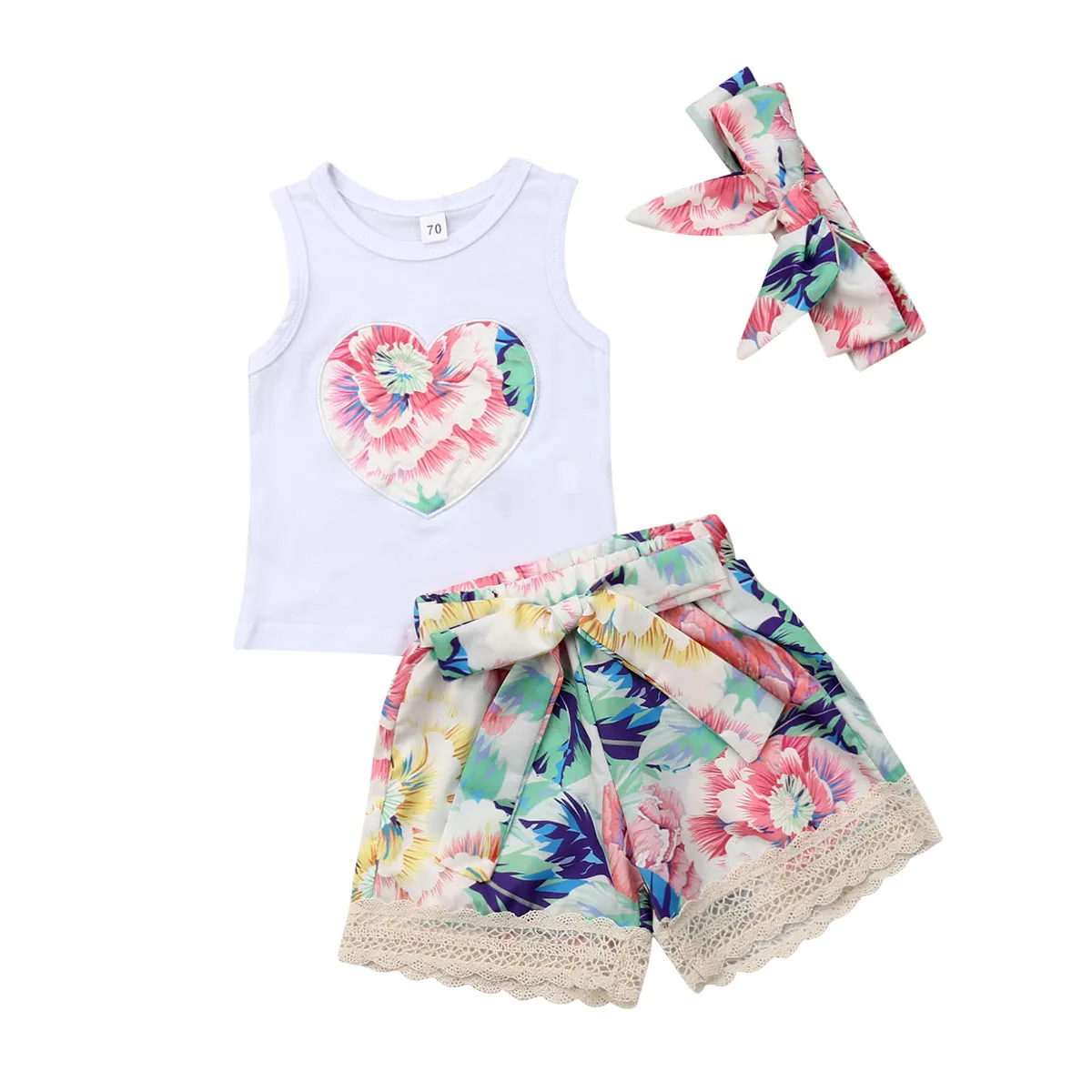 Pudcoco 2019 Summer Newborn Kis Baby Girls Floral Vest Heart Tops+Shorts Pants+Bow Headband Clothes Set Casual
Pudcoco 2019 Summer Newborn Kis Baby Girls Floral Vest Heart Tops+Shorts Pants+Bow Headband Clothes Set Casual