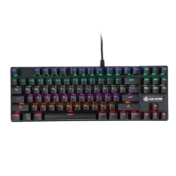 MAGIC-REFINER Mechanical Keyboard 87-key Gaming Keyboard Blue Switch N-Key Rollover Keyboard with Russian and English Languages
MAGIC-REFINER Mechanical Keyboard 87-key Gaming Keyboard Blue Switch N-Key Rollover Keyboard with Russian and English Languages