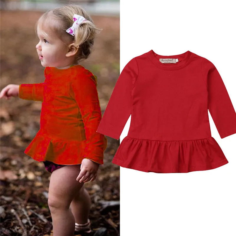Classic Toddler Autumn Clothes Kid Baby Girl Cotton Shirts Solid Long Sleeves O-Neck Ruffles Blouses Slim Baby Girl Tops 0-24M
Classic Toddler Autumn Clothes Kid Baby Girl Cotton Shirts Solid Long Sleeves O-Neck Ruffles Blouses Slim Baby Girl Tops 0-24M