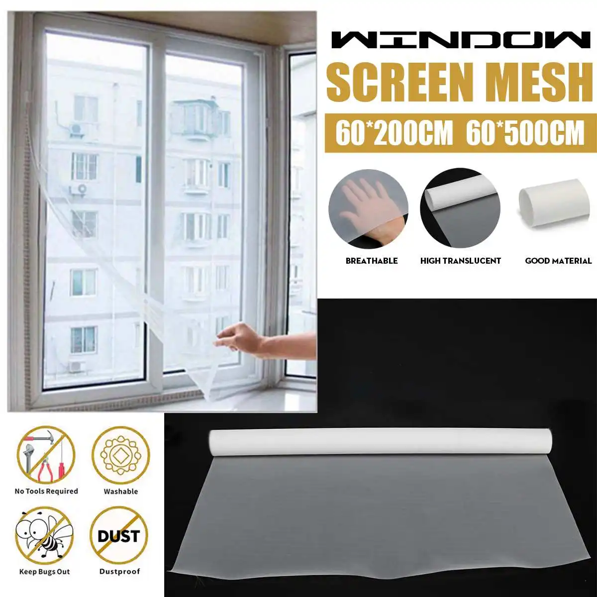 2/5m Super Dense Indoor Window Screen Mesh Dustproof Insect Fly Curtain Anti PM2.5 Dust Mosquito Door Screen Denser Net Curtain
2/5m Super Dense Indoor Window Screen Mesh Dustproof Insect Fly Curtain Anti PM2.5 Dust Mosquito Door Screen Denser Net Curtain