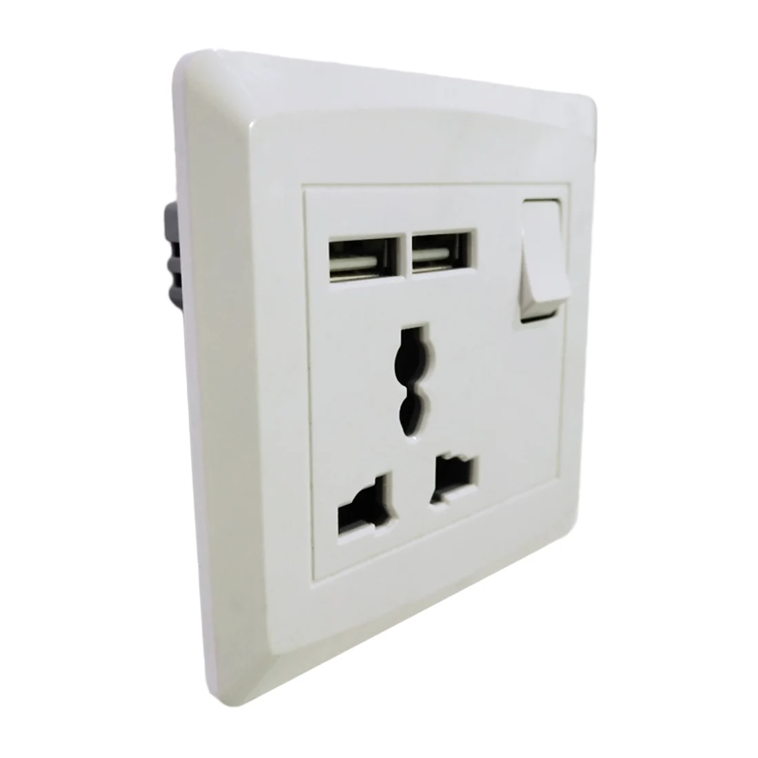AC220-250V 13A USB Charging Panel Socket Household Office Wall Switch Socket British Switch Socket 86*86mm
AC220-250V 13A USB Charging Panel Socket Household Office Wall Switch Socket British Switch Socket 86*86mm