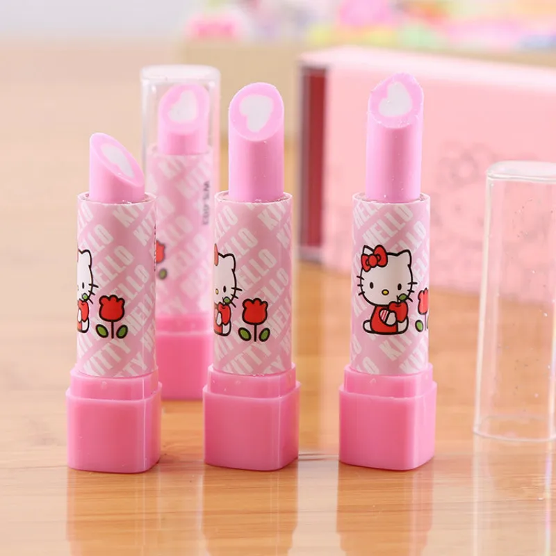Kawaii Hello Kitty Pattern Lipstick Design Student Eraser Cute Rubber Office School Supplies For Children Stationery 00628
Kawaii Hello Kitty Pattern Lipstick Design Student Eraser Cute Rubber Office School Supplies For Children Stationery 00628