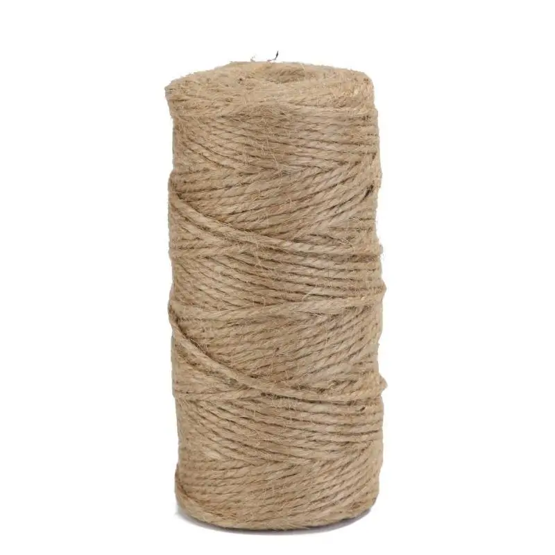 100m/roll Natural Hemp Rope Jute Twine Burlap String Wrapping Cords Thread DIY Scrapbooking Craft Decor Party Wedding Gift
100m/roll Natural Hemp Rope Jute Twine Burlap String Wrapping Cords Thread DIY Scrapbooking Craft Decor Party Wedding Gift