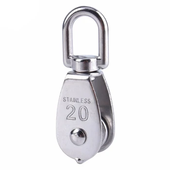 Steel Wire Pulley Stainless Steel M20 Heavy Duty Steel Single Wheel Swivel Lifting Rope Pulley Block For Wire Rope
Steel Wire Pulley Stainless Steel M20 Heavy Duty Steel Single Wheel Swivel Lifting Rope Pulley Block For Wire Rope