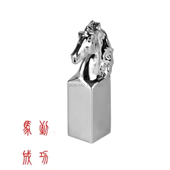 Fashion New Design Chinese Style Horse Shape Personality Seal Stamp Alloy chrome Plated Metal Stamps With Gift Box
Fashion New Design Chinese Style Horse Shape Personality Seal Stamp Alloy chrome Plated Metal Stamps With Gift Box