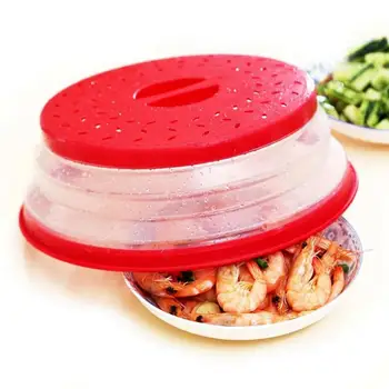 Microwave Cover Plastic Fruit Vegetables Colander Strainer Washing Basket Folding Microwave Plate Lids Kitchen Supplies Tools
Microwave Cover Plastic Fruit Vegetables Colander Strainer Washing Basket Folding Microwave Plate Lids Kitchen Supplies Tools