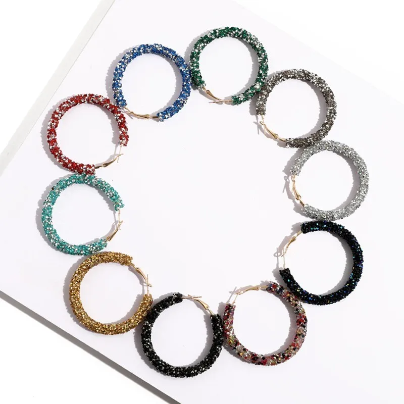 JOUVAL Boho Hoop Earrings Women Crystal Rhinestone Big Round Simple Statement Eardrop Vintage Summer Party Daily Jewelry Brincos
JOUVAL Boho Hoop Earrings Women Crystal Rhinestone Big Round Simple Statement Eardrop Vintage Summer Party Daily Jewelry Brincos