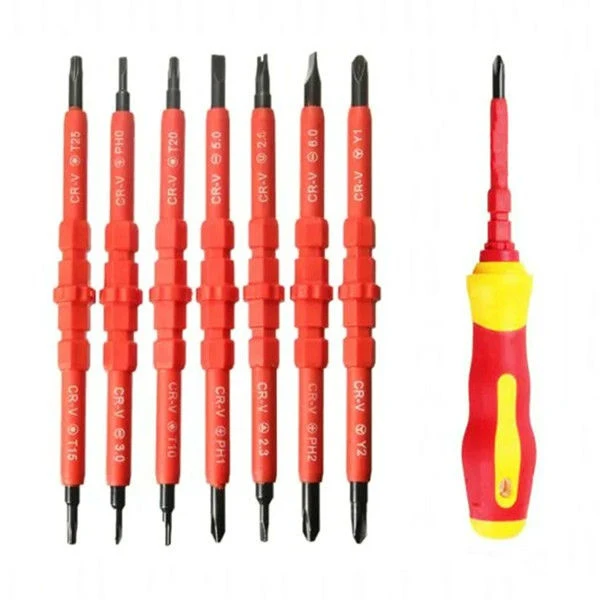 Two-Head Type Dual-Purpose Insulated Screwdriver Chrome Vanadium Steel Knife Hand Tools
Two-Head Type Dual-Purpose Insulated Screwdriver Chrome Vanadium Steel Knife Hand Tools