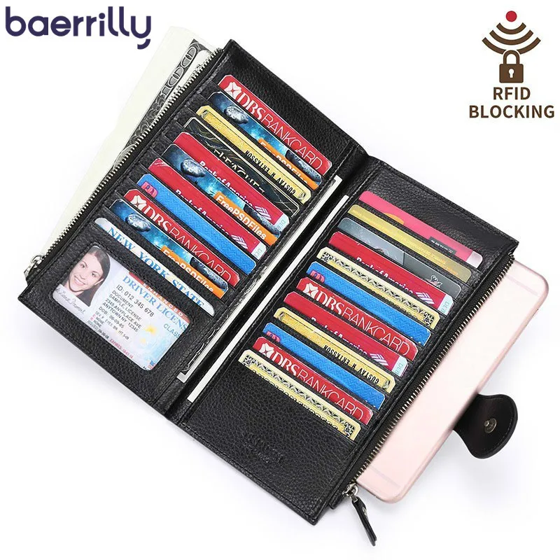 Women Wallets With Phone Case Genuine Leather Wallet Money Pocket High-capacity Card Holder Long Clutch Bags Coin Purse Zipper
Women Wallets With Phone Case Genuine Leather Wallet Money Pocket High-capacity Card Holder Long Clutch Bags Coin Purse Zipper