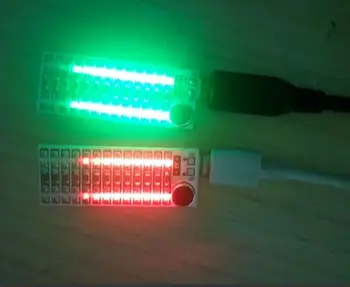 DYKB 2*13 LED USB Mini Voice Control Audio USB Music Spectrum Flash Volume Level Indicator LED Display Sensitivity adjustable
DYKB 2*13 LED USB Mini Voice Control Audio USB Music Spectrum Flash Volume Level Indicator LED Display Sensitivity adjustable