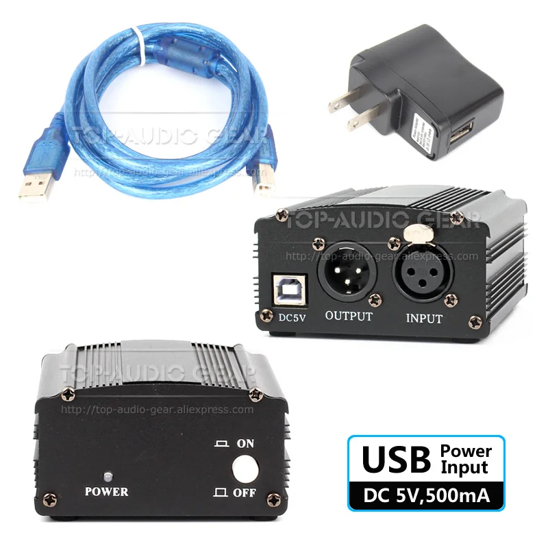 48V DC 48 V Phantom Power Supply For SENNHEISER MK4 MK 4 8 MK8 Mic Recording Audio Music Condenser Microphone USB 5V INPUT
48V DC 48 V Phantom Power Supply For SENNHEISER MK4 MK 4 8 MK8 Mic Recording Audio Music Condenser Microphone USB 5V INPUT