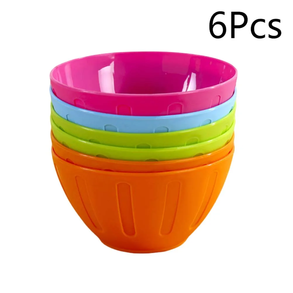 6Pcs Plastic Bowls Portable Reusable Colorful Seasoning Bowls Salad Bowls Facial Mask Bowls for Kitchen Household Home Use
6Pcs Plastic Bowls Portable Reusable Colorful Seasoning Bowls Salad Bowls Facial Mask Bowls for Kitchen Household Home Use