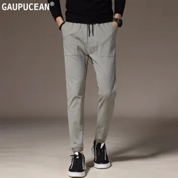 Men Pencil Pants 98.5% cotton 1.5% spandex Spring Autumn Summer green Black Full Length ankle banded Chino Slim Man Trousers
Men Pencil Pants 98.5% cotton 1.5% spandex Spring Autumn Summer green Black Full Length ankle banded Chino Slim Man Trousers