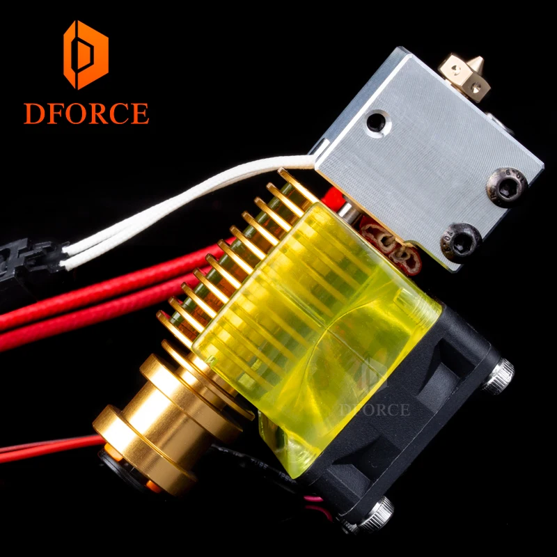 highquality v6 Volcano hotend GOLD heatersink 12V/24V remote Bowen print J-head and cooling fan bracket for E3D HOTEND for PT100
highquality v6 Volcano hotend GOLD heatersink 12V/24V remote Bowen print J-head and cooling fan bracket for E3D HOTEND for PT100