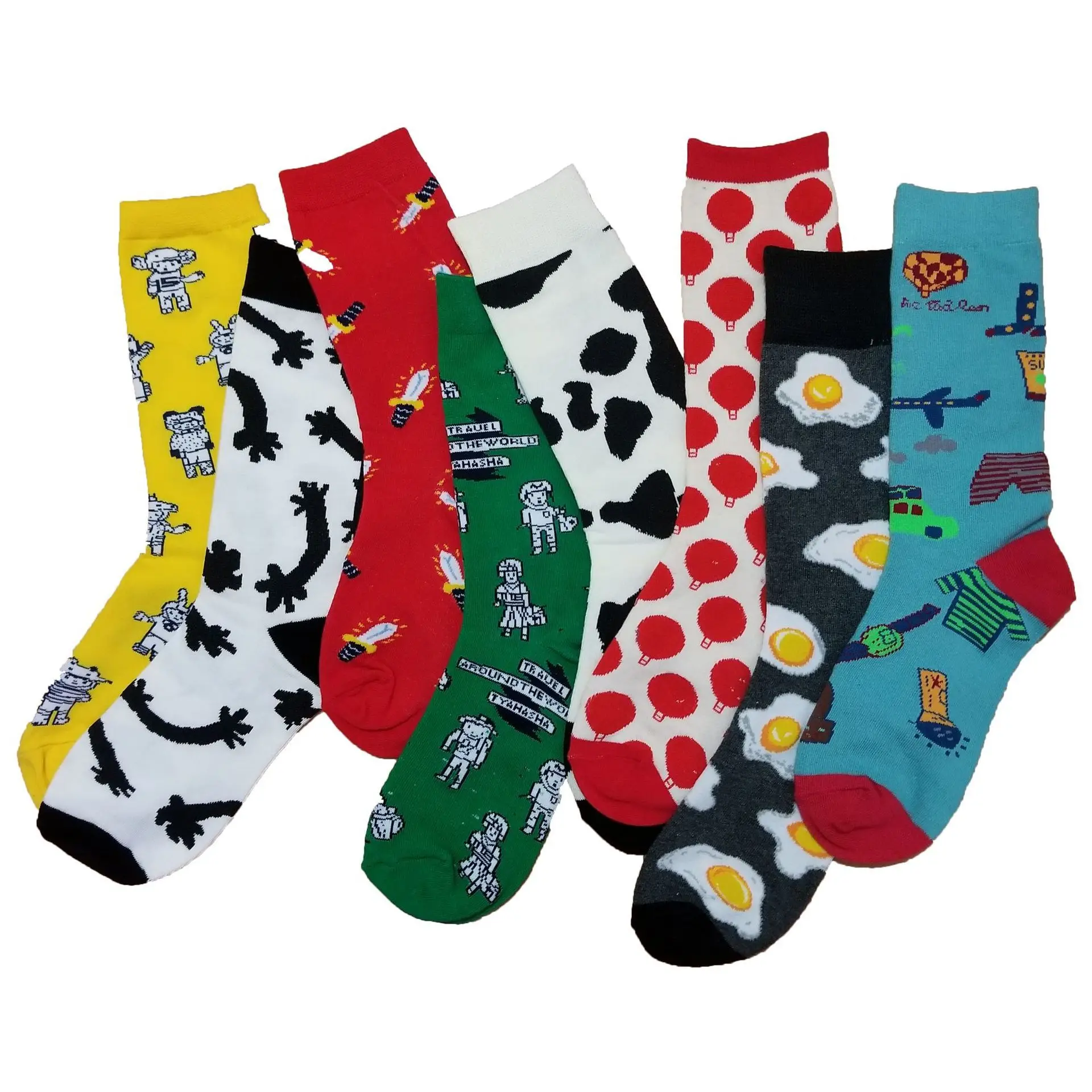 PEONFLY Long Cotton Men's Socks Funny Bear Dog Hamburger Pineapple Poached Egg Novelty Cool Skate Sock for Men
PEONFLY Long Cotton Men's Socks Funny Bear Dog Hamburger Pineapple Poached Egg Novelty Cool Skate Sock for Men