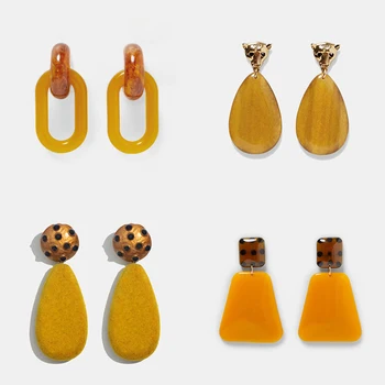 Flatfoosie 2019 New Trendy Resin Acrylic Drop Dangle Earrings For Women Yellow Bohemian Wedding Party Pendant Earring Jewelry
Flatfoosie 2019 New Trendy Resin Acrylic Drop Dangle Earrings For Women Yellow Bohemian Wedding Party Pendant Earring Jewelry