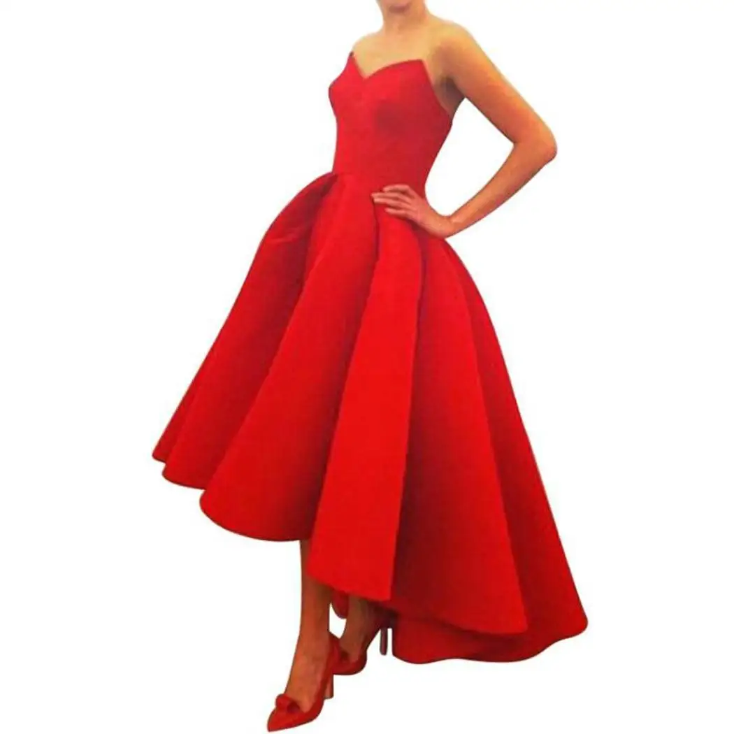 AL'OFA Women Elegant Evening Dresses Irregular Hem Pleated Tube High Waist Strapless Sexy Backless Party Prom Dress Bride Dress
AL'OFA Women Elegant Evening Dresses Irregular Hem Pleated Tube High Waist Strapless Sexy Backless Party Prom Dress Bride Dress