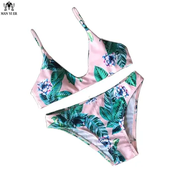 New sexy bikinis Womens Padded Two Piece Tankinis Printed Leaf Bikini Set Swimsuit
New sexy bikinis Womens Padded Two Piece Tankinis Printed Leaf Bikini Set Swimsuit
