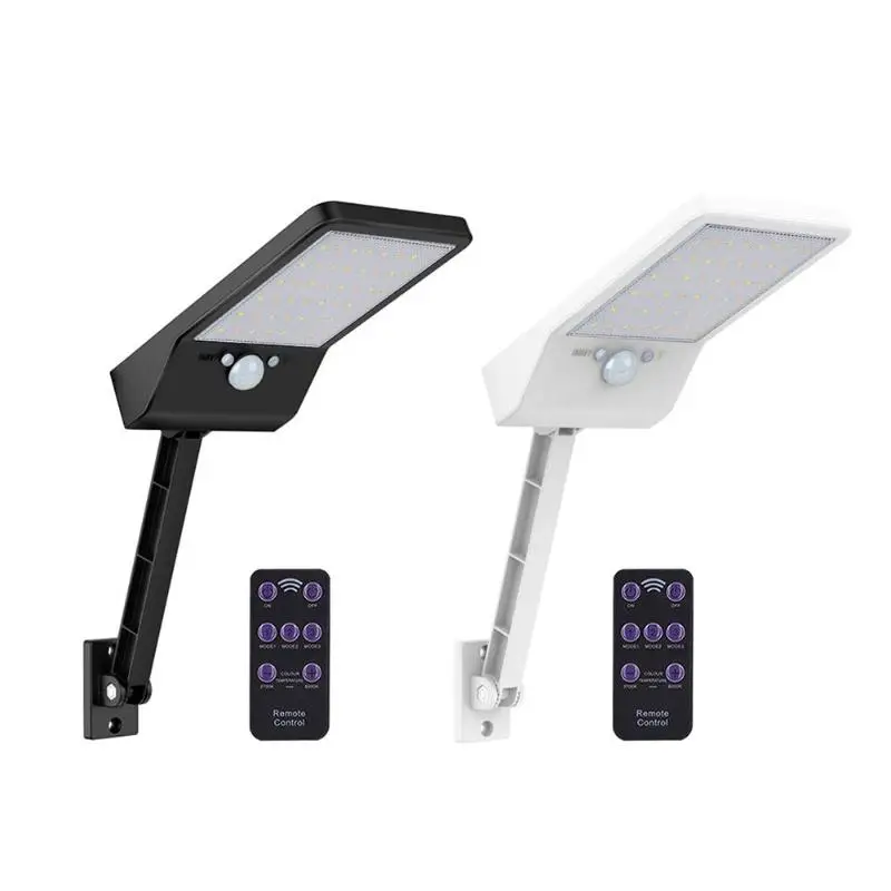 48 LED Solar Light Dimming Motion Sensor Waterproof Garden Lamp with Remote Control Rotation Bracket Security Wall Lamp
48 LED Solar Light Dimming Motion Sensor Waterproof Garden Lamp with Remote Control Rotation Bracket Security Wall Lamp